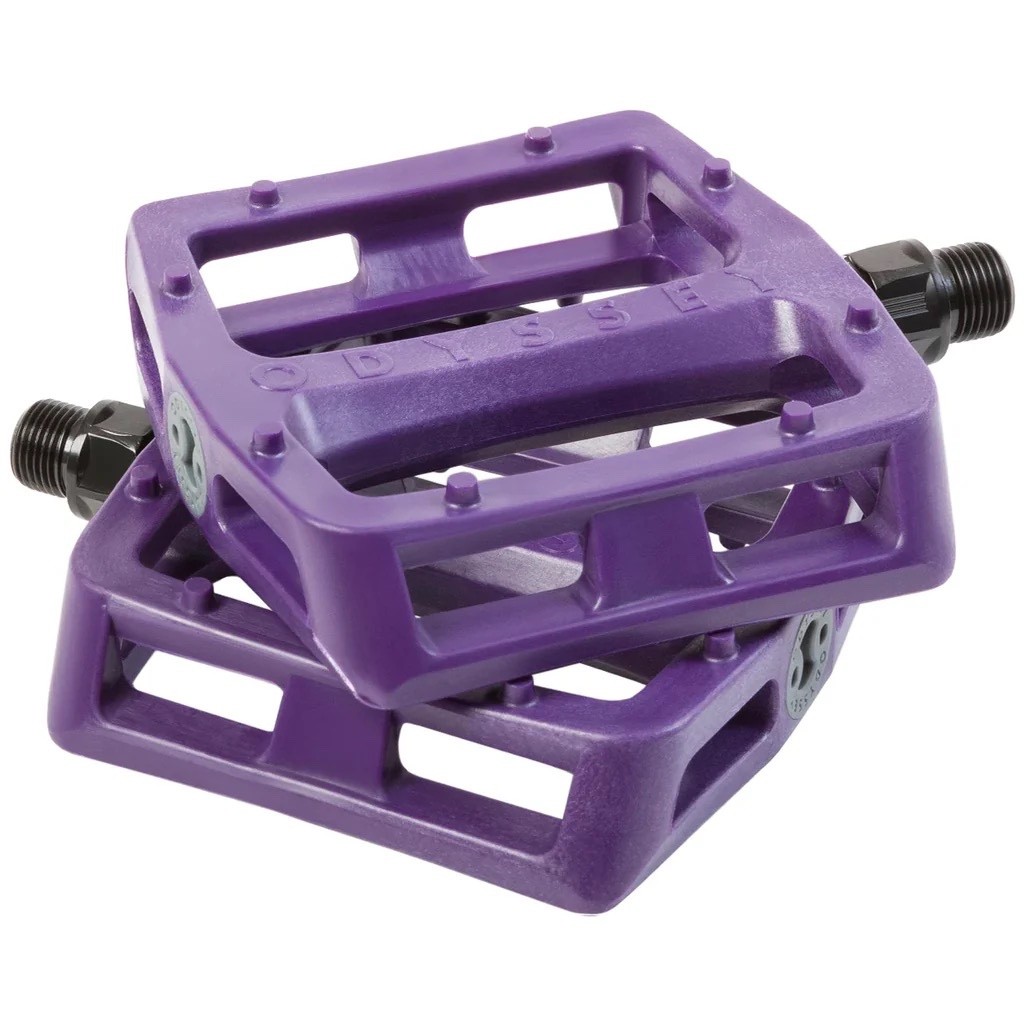 ODYSSEY BMX GRANDSTAND v2 PC BICYCLE PEDALS 9/16″ MIDNIGHT PURPLE