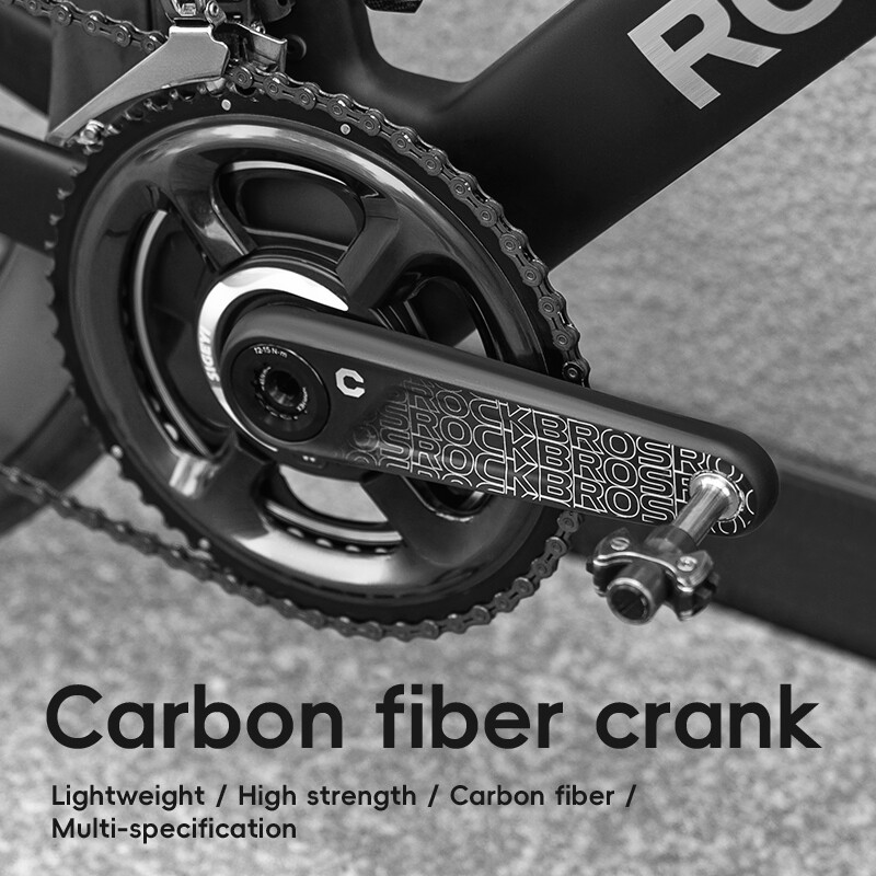 ROCKBROS Road Bike Carbon Fiber Crank Arm 110BCD Lightweight Crankset