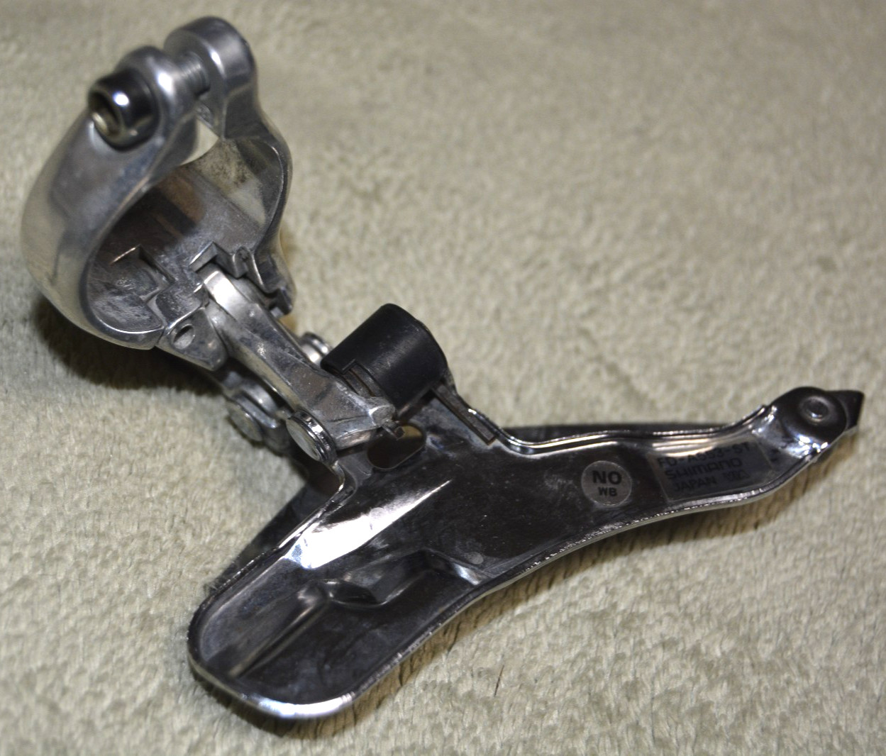SHIMANO RX100 FRONT DERAILLEUR Clamp-On 31.8 3×7/8 Bottom Pull FD-A553-ST