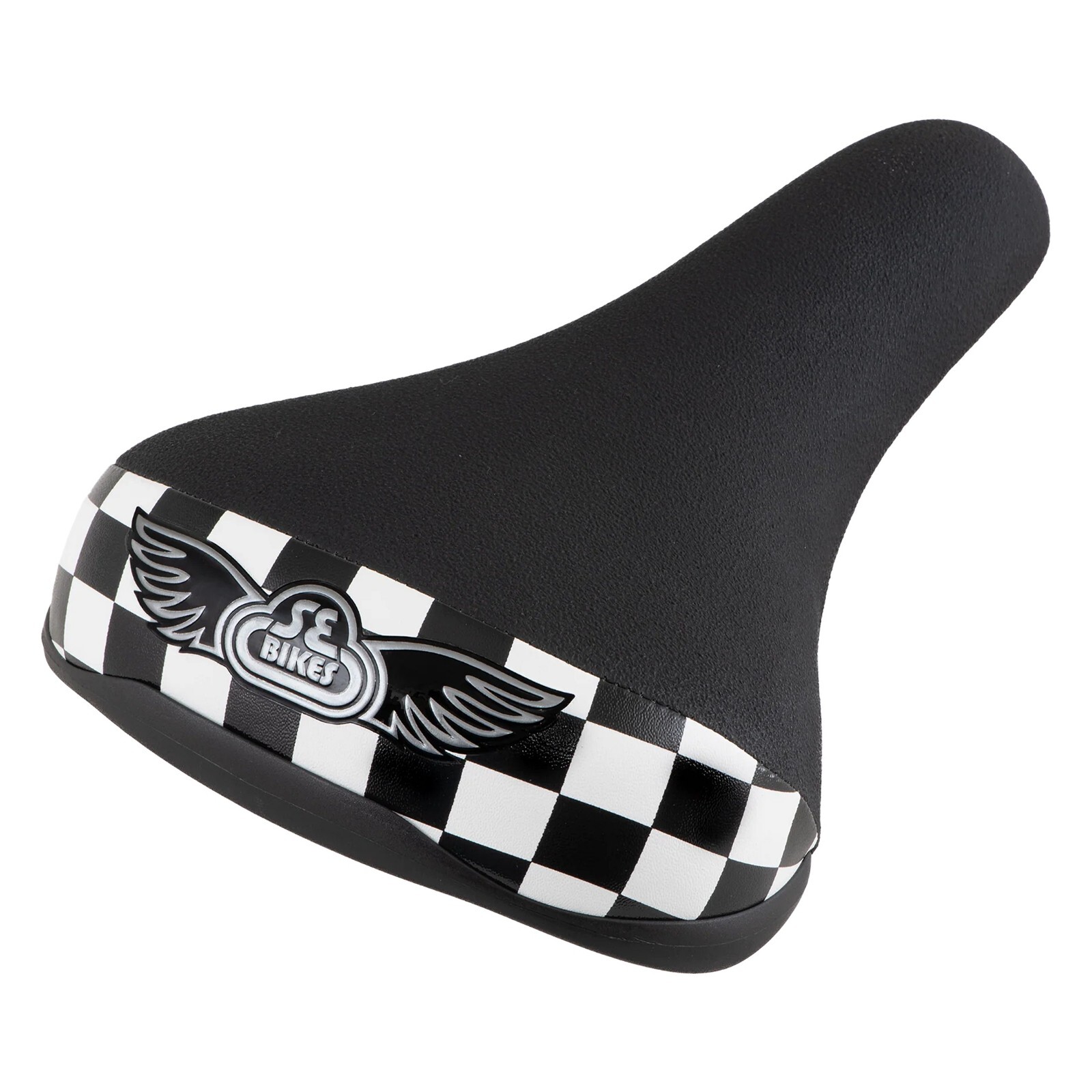 NEW Release SE Bikes Racing Checkerboard Saddle Black & White Padded Seat