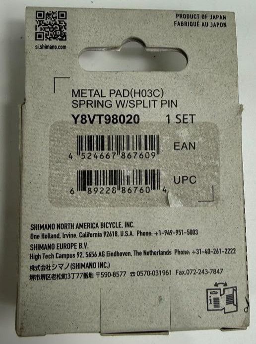 Shimano Disc Brake Pads H03C