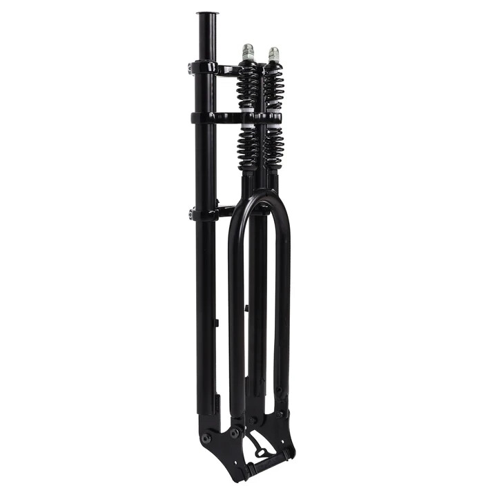 Adjustable 26″- 29″ x 3 – 4.0 Dual Spring 1-1/8″ Classic Fork With Disc Mount