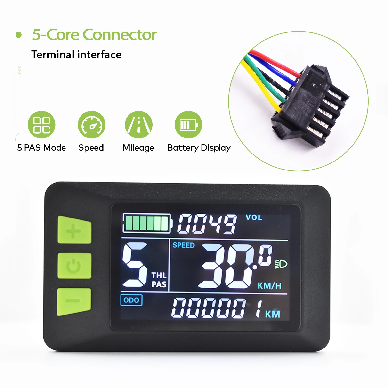 Wired Stopwatch Supports Electronic Shift Odometer Bike Computer Waterproof