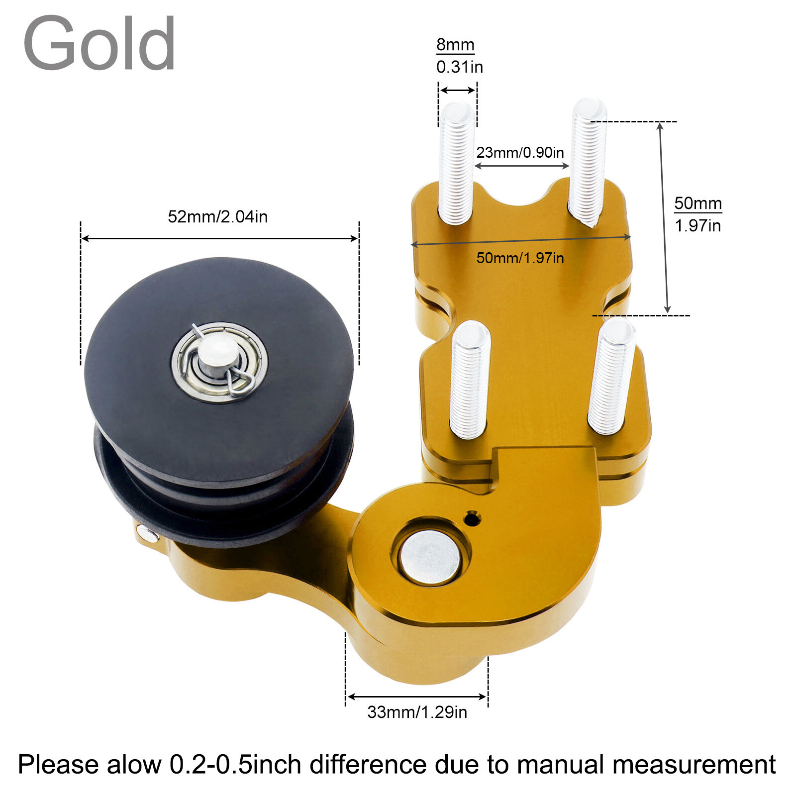 Motorcycle CNC Aluminum Alloy Chain Adjuster Tensioner for Motocross Dirt Bike