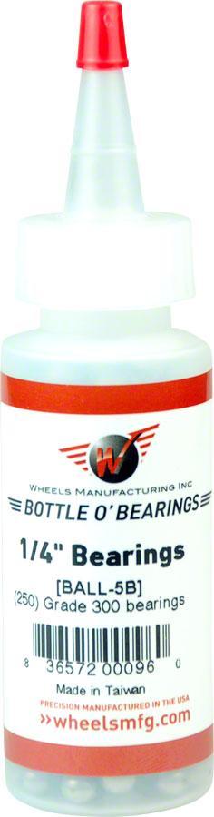 Wheels Manufacturing Grade 300 1/4″ Loose Ball Bearing: Bottle of 250