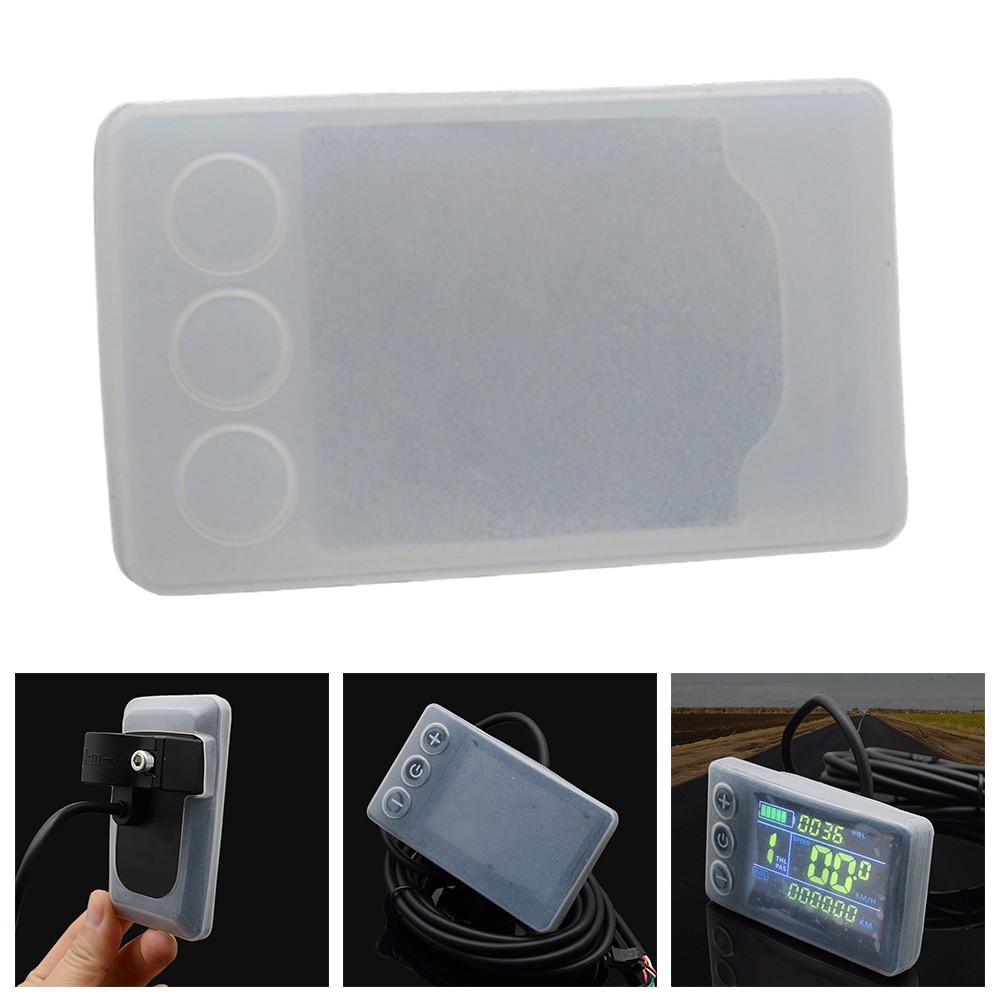 Stretch Resistant Silicone Case for S866 Electric Bike Display Protection
