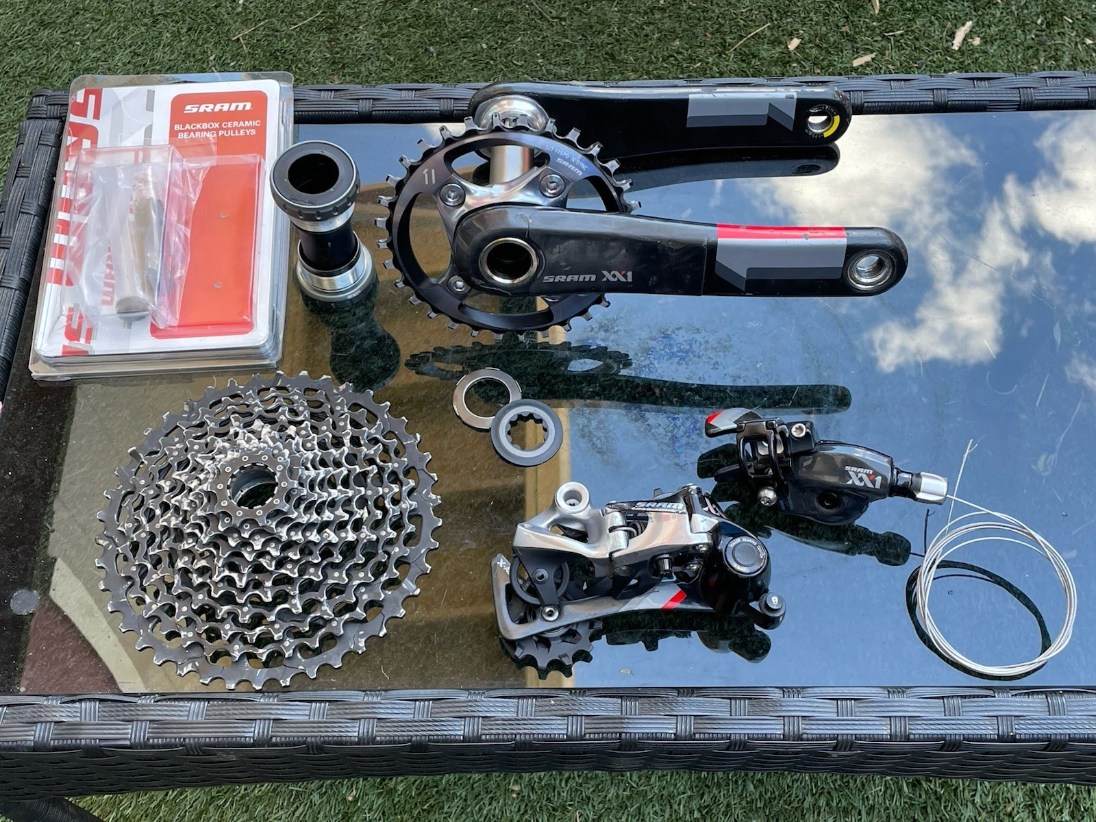 Sram XX1 1x 11-speed Groupset 175mm Crankset Derailleur Shifter Mountain Bike