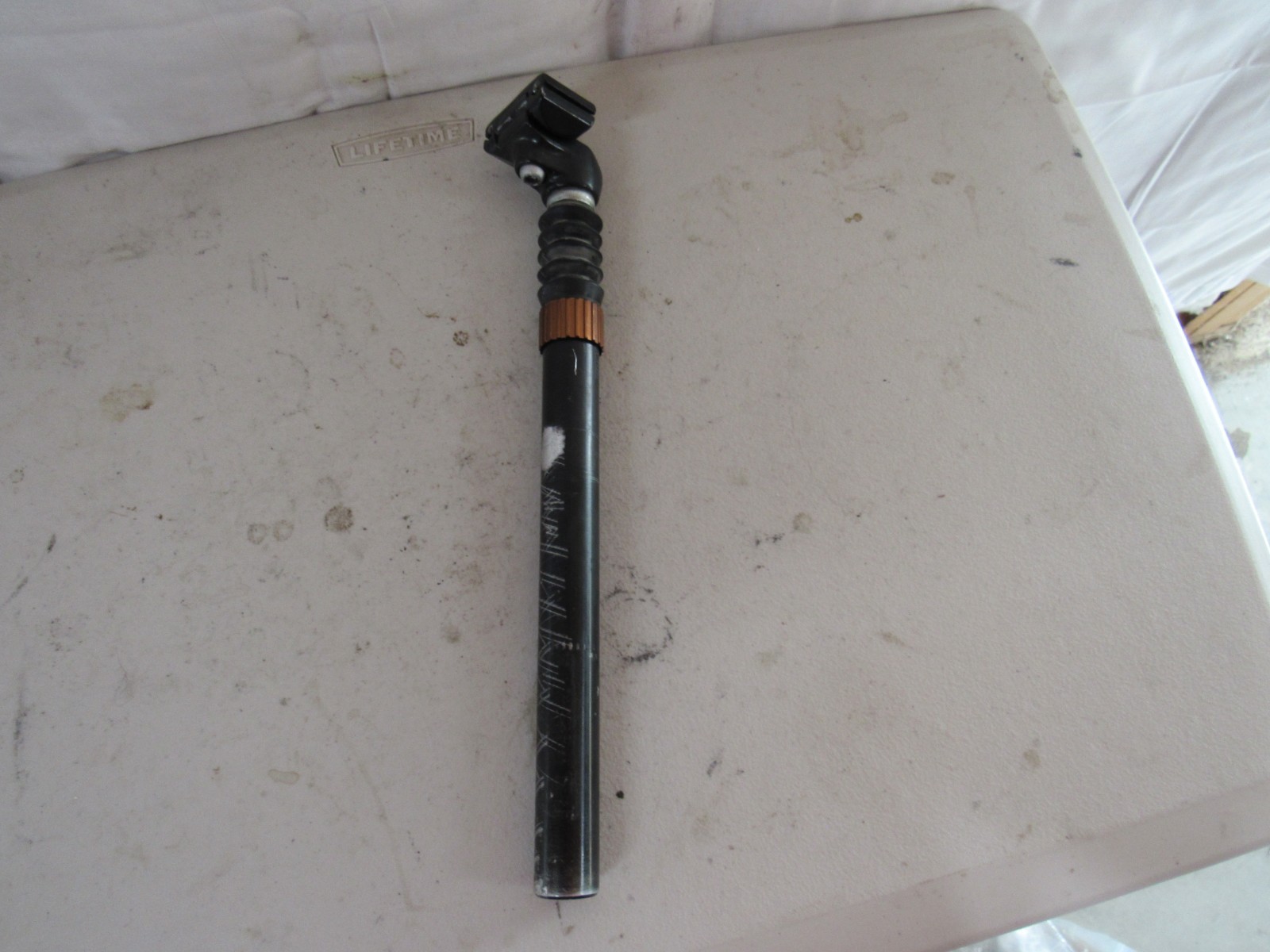 NL Suspension Seatpost Seat Tube 27.2mm x 360 mm Offset Black