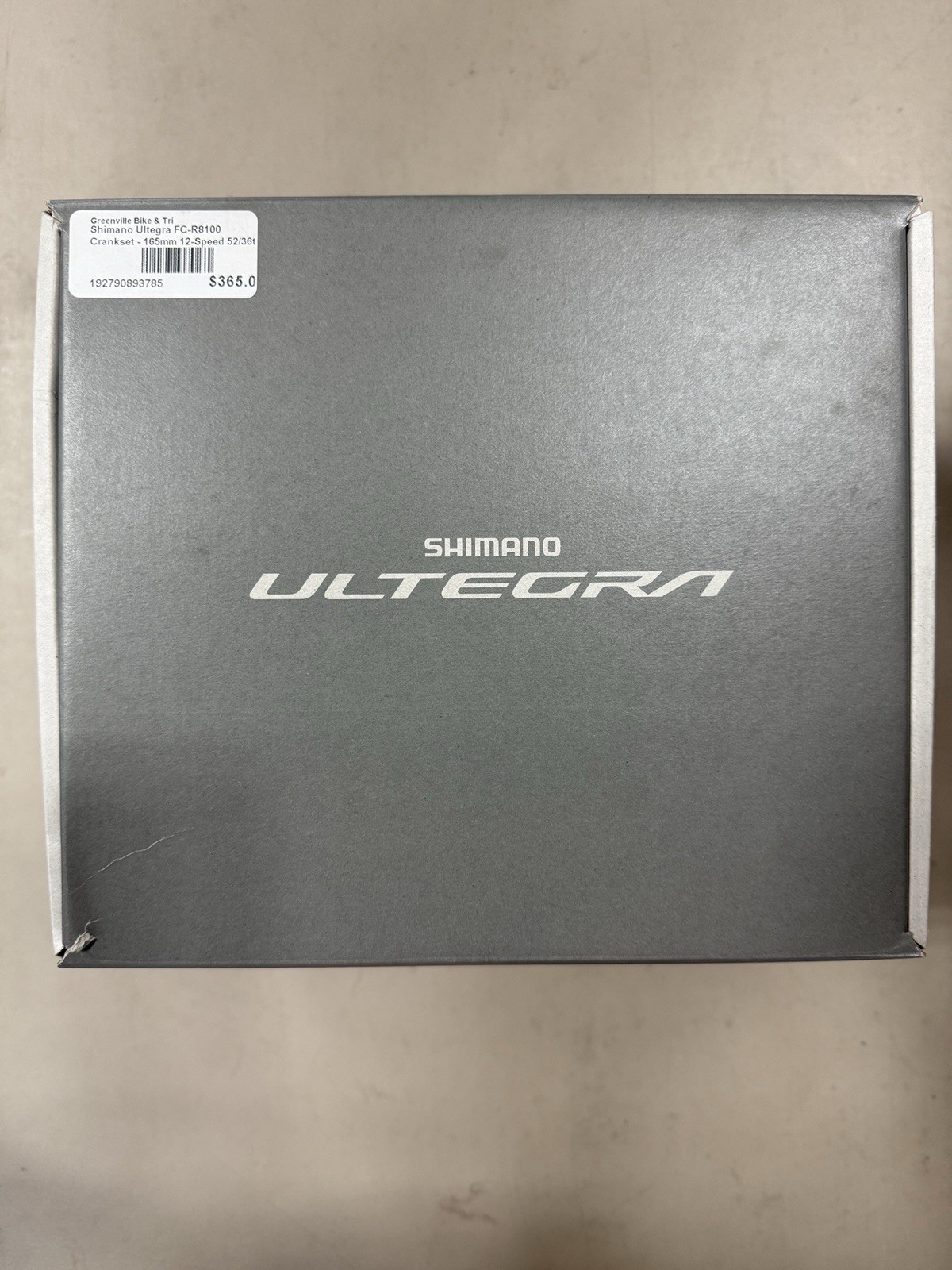 Shimano Ultegra FC-R8100 Crankset – 165mm 12-spd 52/36t – NEW – COSMETIC DEFECT
