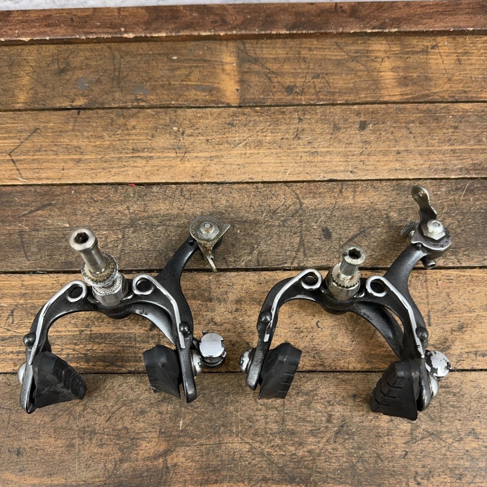 Vintage Modolo Caliper Brakes Set Celeste Recessed Bolt Road Racing Bike Side