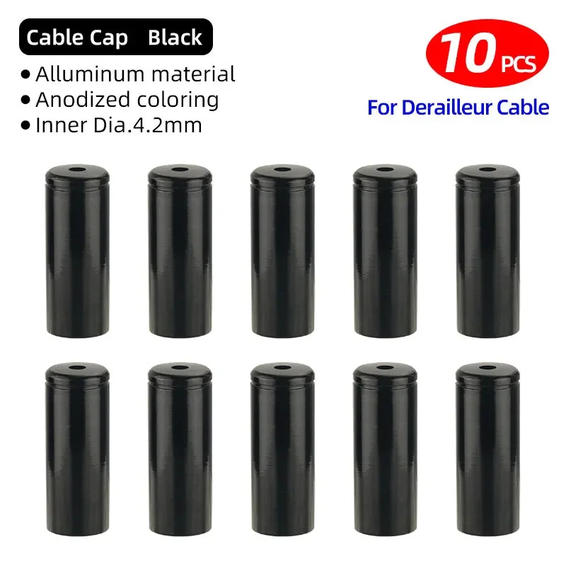 5mm Bike Brake Cable End Caps Alloy Ferrules MTB Road Shifter Crimps