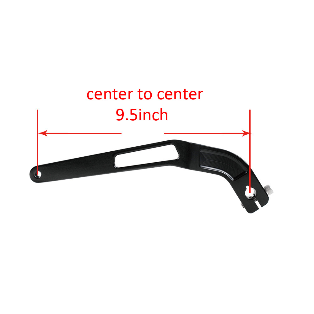Black shift lever for Harley 18-Later Softail Standard Street Bob Low Rider S