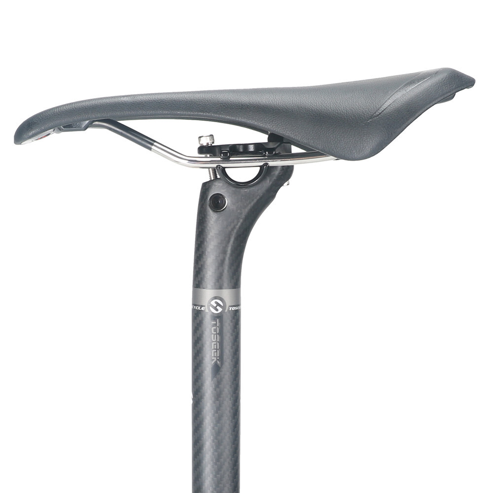TOSEEK Carbon Fiber Seatpost Offset Mountain Road Bike Seatpost 27.2/30.8/31.6mm