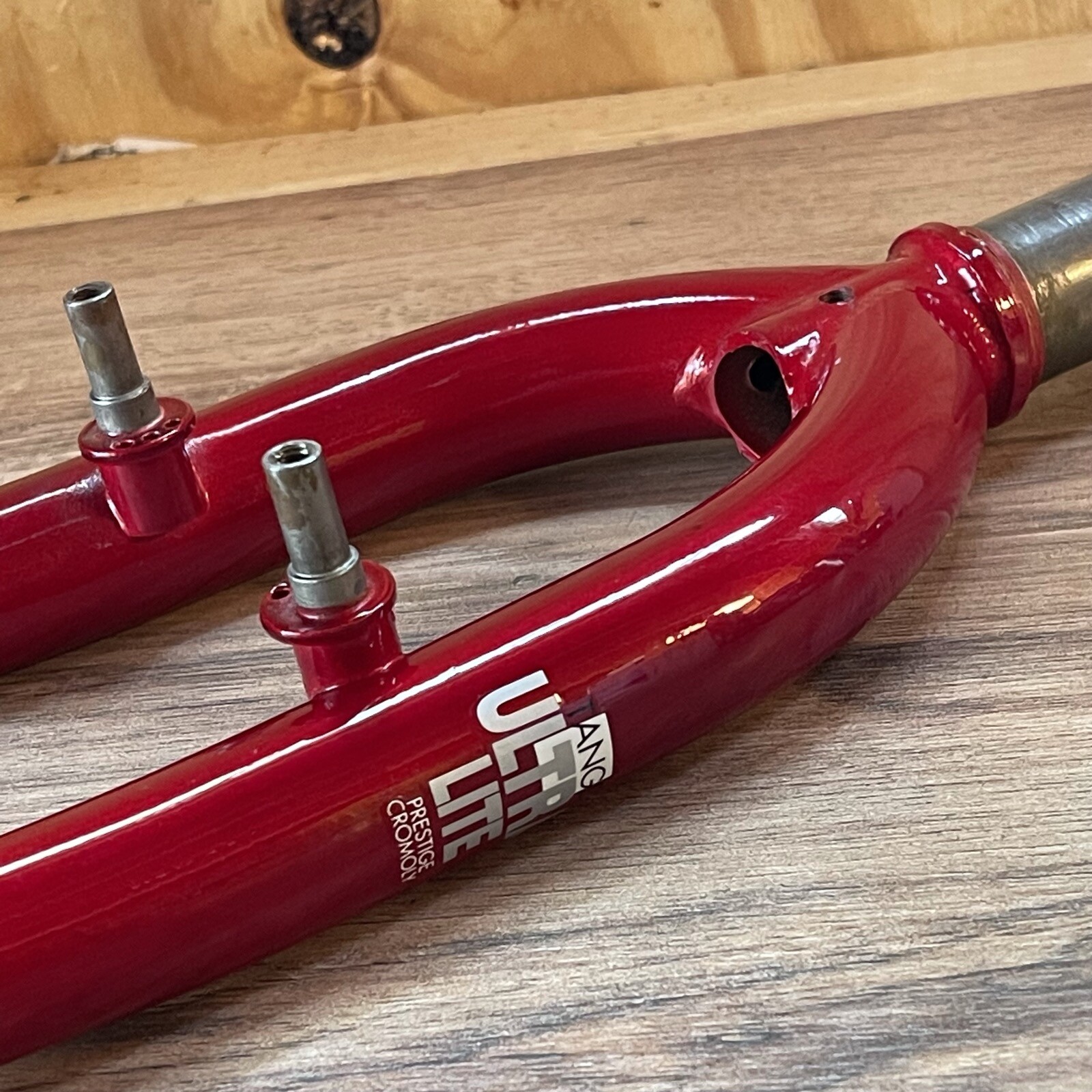NOS Tange Ultra Lite MTB Prestige 1 1/8 Threaded 26 390 AtoC 138mm 776g Red