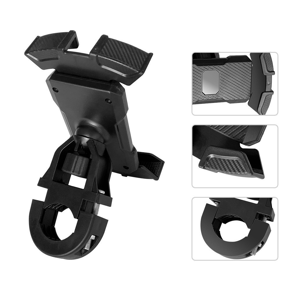 Motorcycle Phone Mount Auto Lock Military Anti-Shake Bike Phone Holder E BIKE