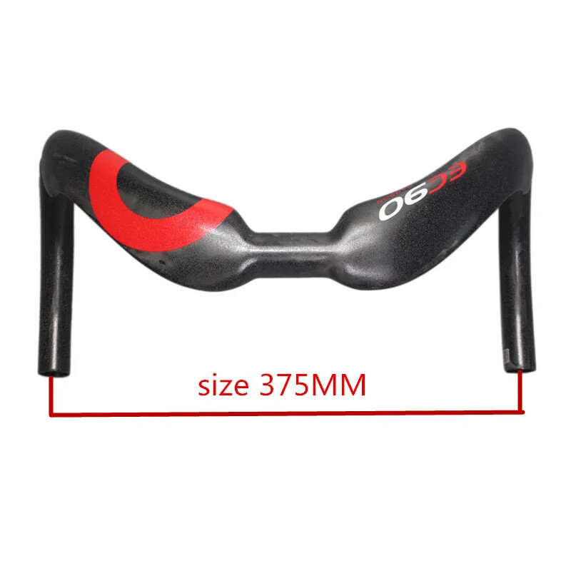 All Carbon Fiber Track Bike Handlebars Road Bike TT Sports Handlebars 285-365mm