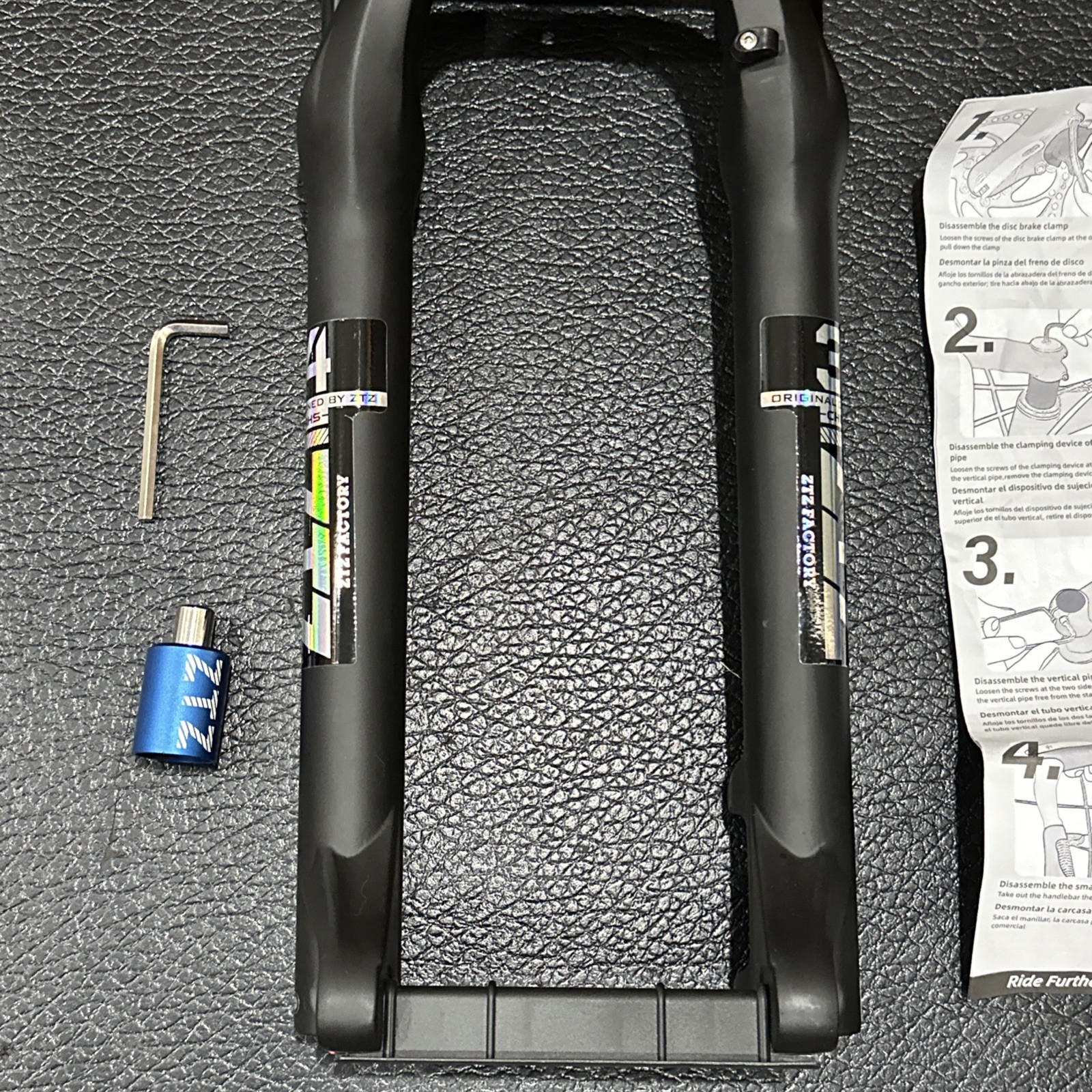 ZTZ 27.5 Inch 4.0 Tire Bike Fork – 180 m Travel, 135mm Hub Spacing, QR 9mm 1 1/8