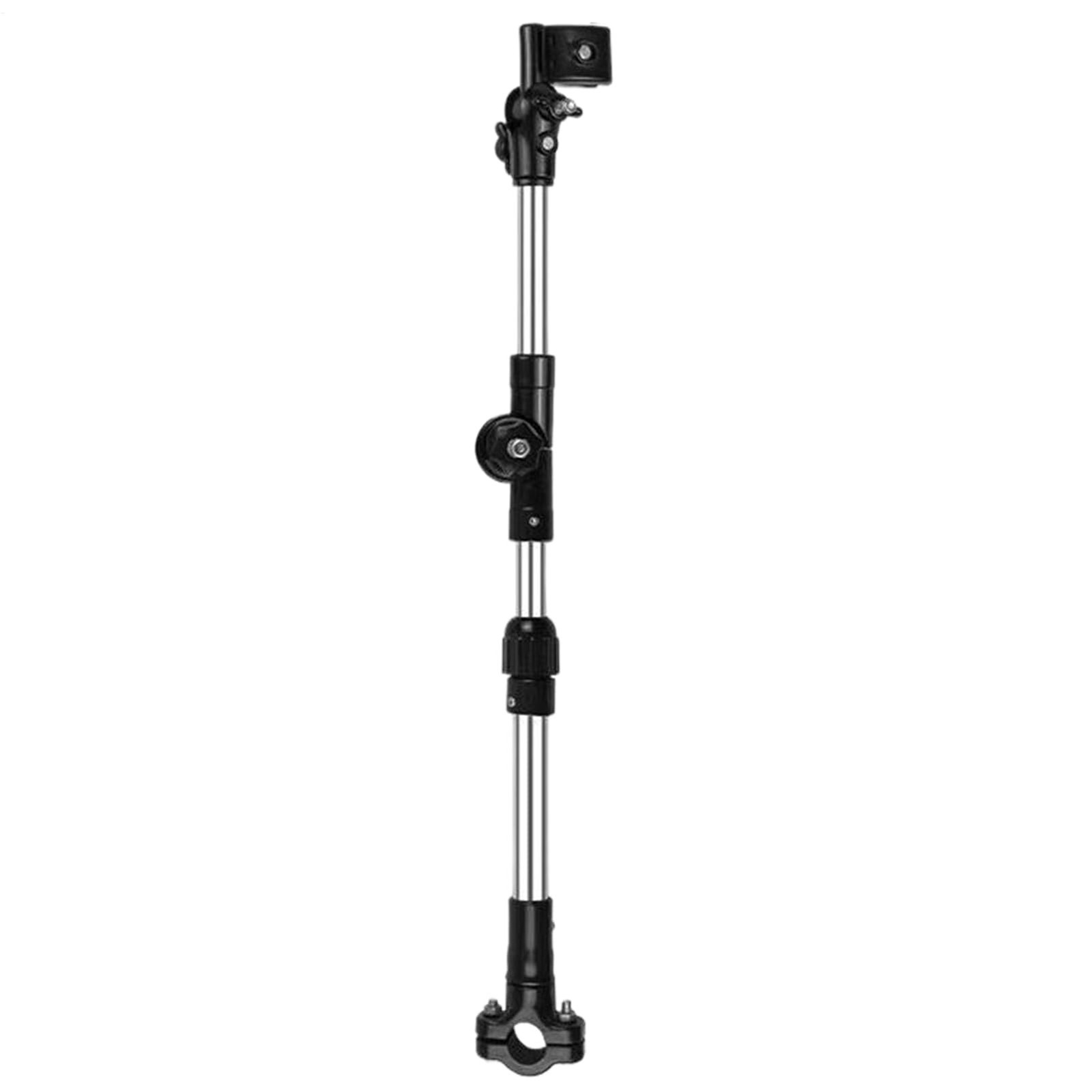 Bike Umbrella Holder with Retractable Design – 56.5 x 7.5 x 5 cm Black