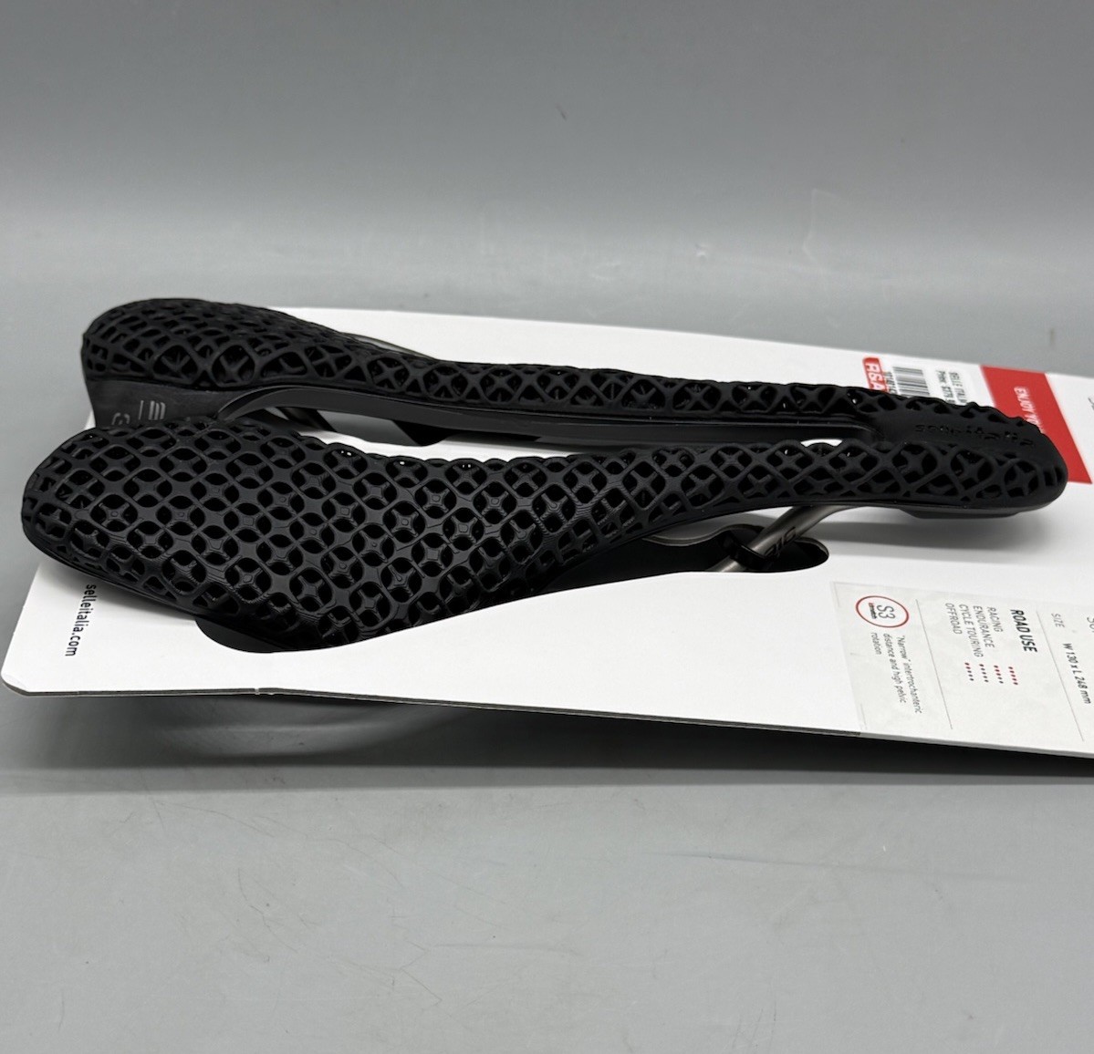 SELLE ITALIA SLR BOOST 3D TI 316 SUPERFLOW SADDLE, 248 x 130mm