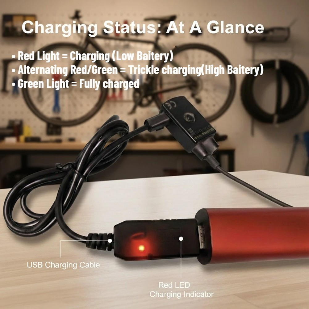 For Di2 11 Speed Charging Cable USB Adapter with LED Indicator and 0.9m Length