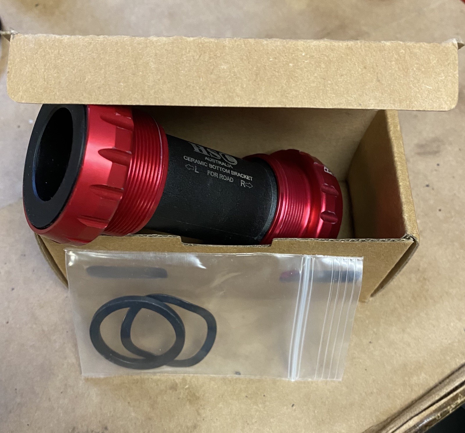 BSA English Thread Bottom Bracket Fits SRAM GXP w Ceramic Bearing-HSC Ceramics