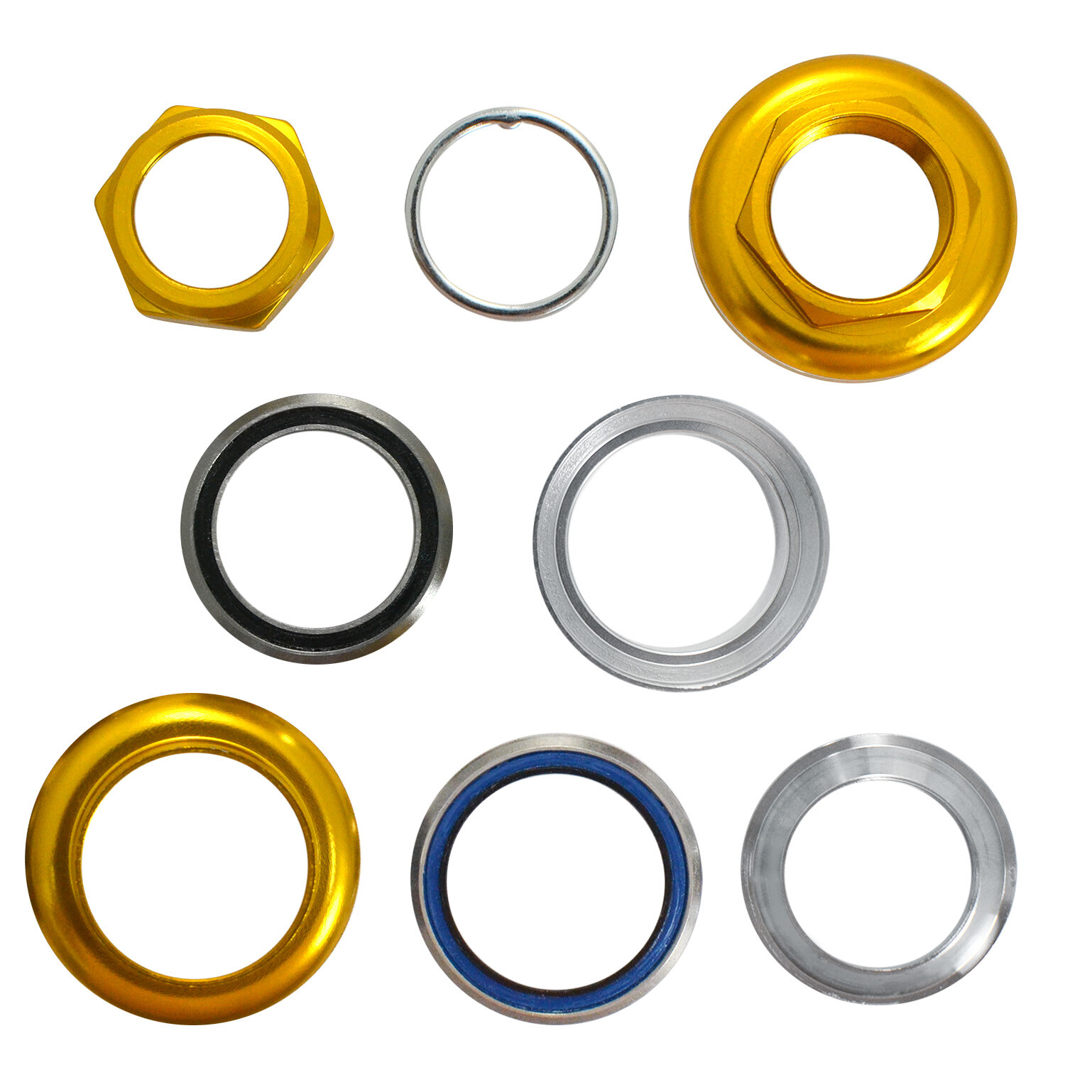 YST Old School BMX 1″ Threaded Bike Headset 32.5 cups 26.4mm , Gold