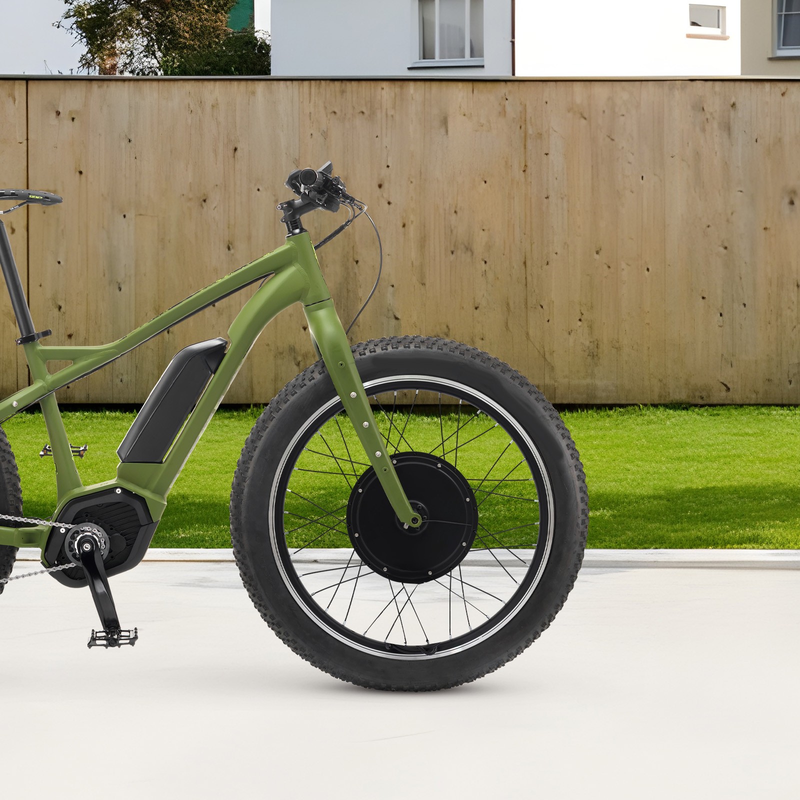 48V 1000W Electric Bike Conversion Kit 24inch Front Wheel E-Bike Conversion Kit