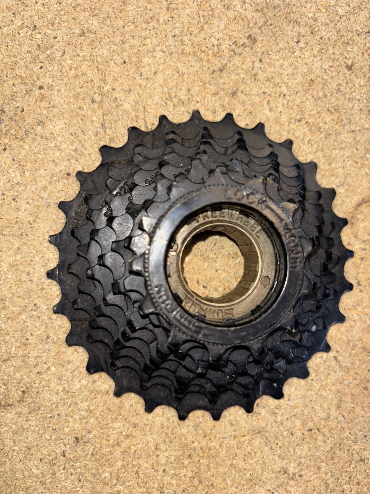 Sunrun 8 Speed Freewheel NOS 13-28 Black Steel- Mountain/Road/Gravel