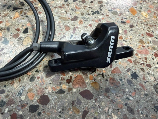 SRAM LEVEL Hydraulic Disc Brake Set Assembly Rear Black Used