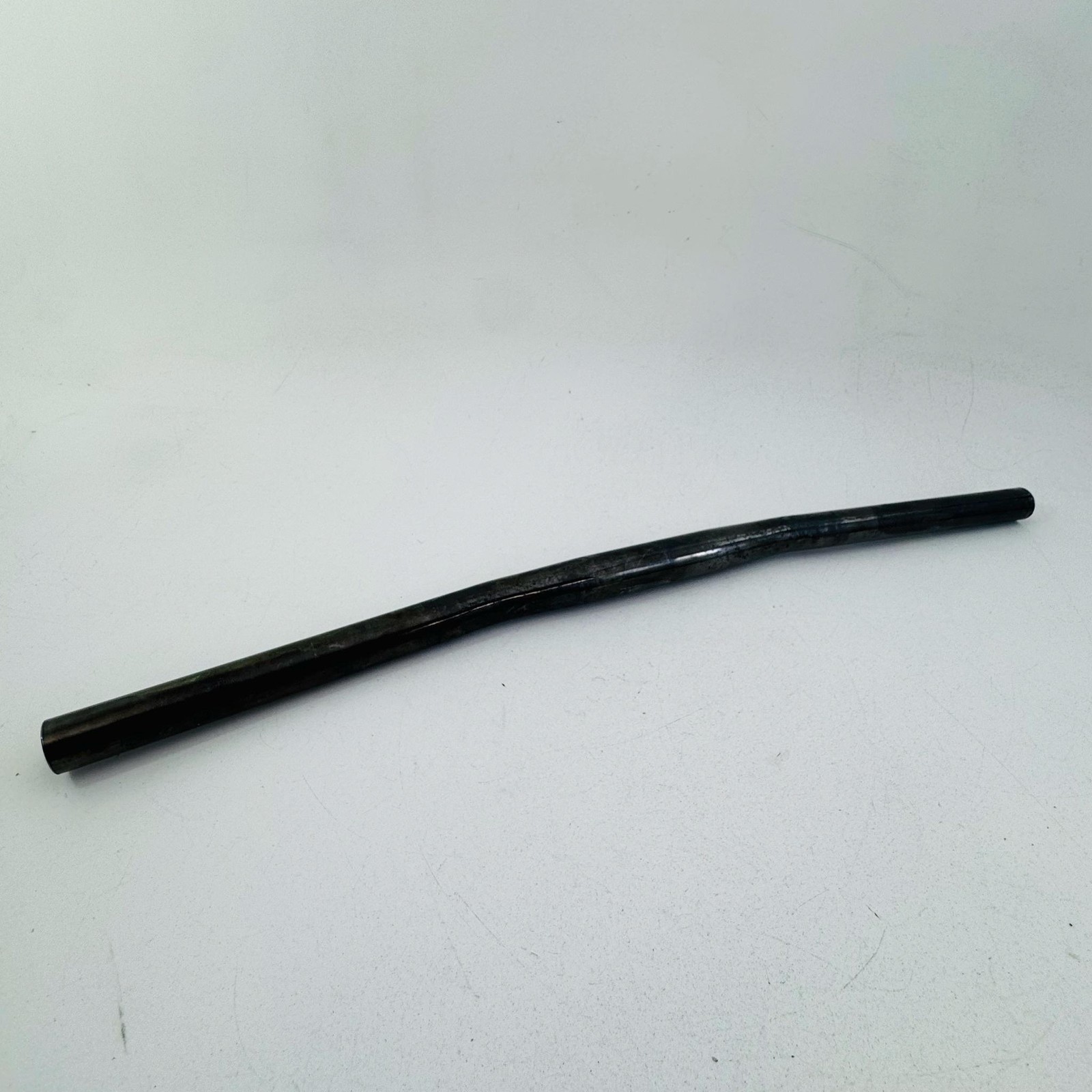 Vintage True Temper MTB Flat Handlebar 560mm 25.4mm Gloss Black Steel USA A63