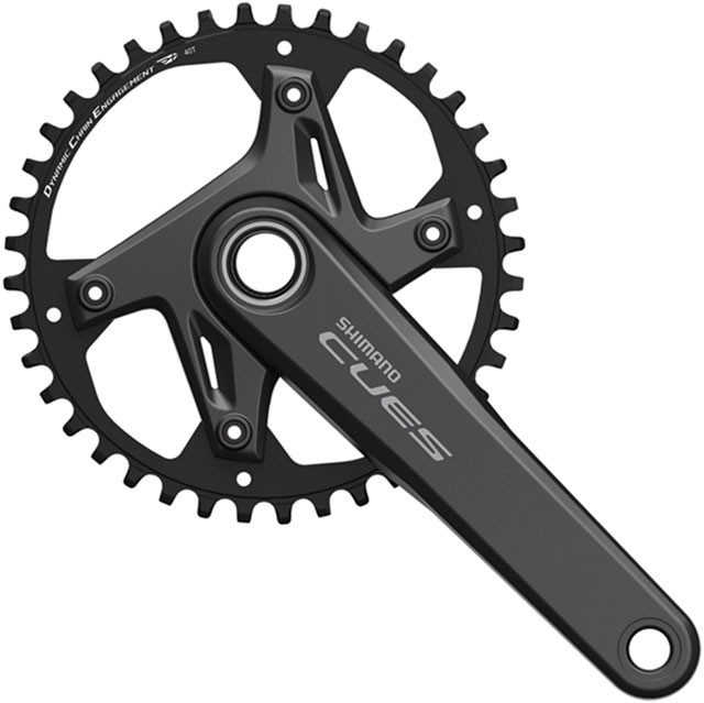 Shimano CUES FC-U6030-1 Crankset – 165/170/172.5/175mm, 40t/42t