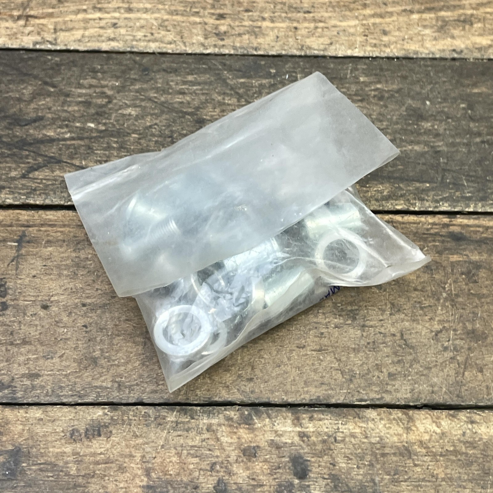 Vintage Sugino Triple Chainring Bolts NOS Long Nuts Washers Set 5pc Japan