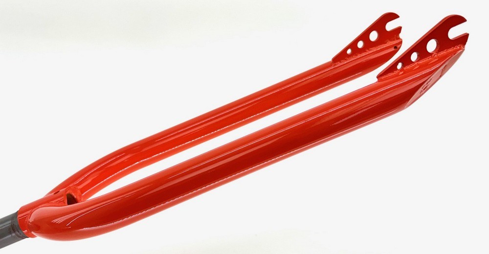 SE Racing BMX 29″ LANDING GEAR FORK for 1-1/8″ Threadless DOGTOWN ORANGE Cr-Mo