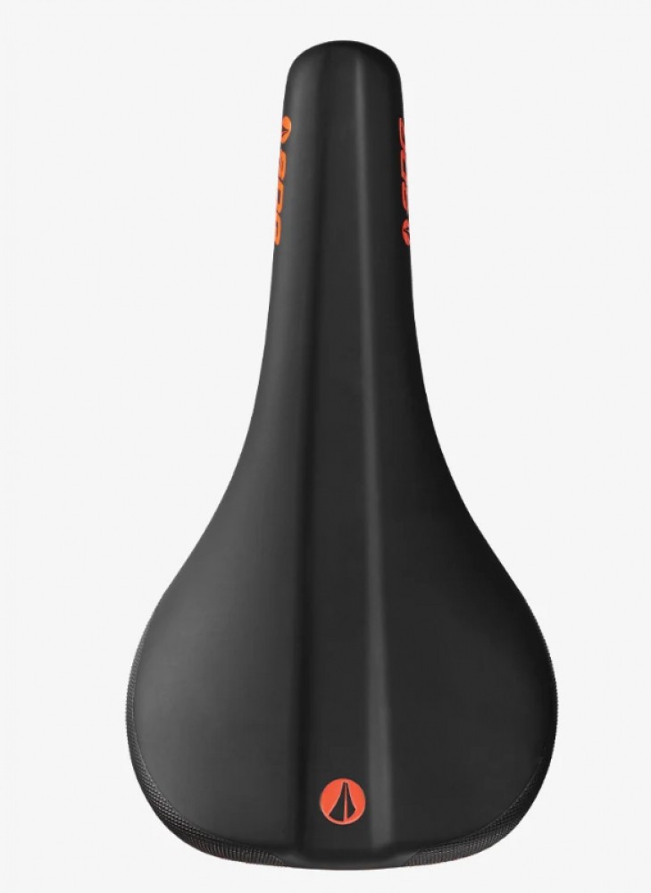SDG Bel-Air V3 Bike Bicycle Saddle Road MTB E-MTB Comfort Saddle – Black/Orange