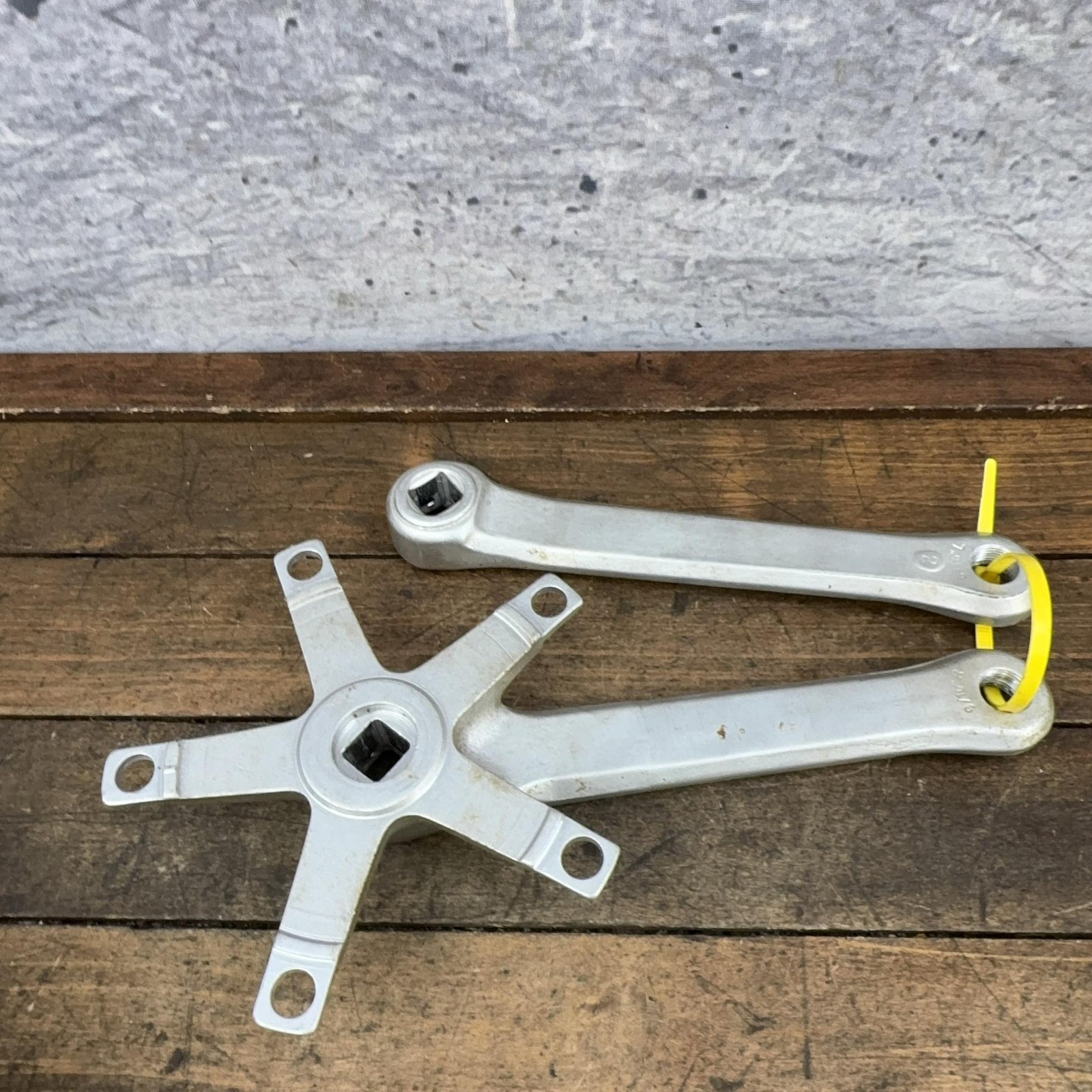 Vintage Nervar Crank Set 170 Mm 122 BCD NOS 9/16 Square Taper France Bike 80s