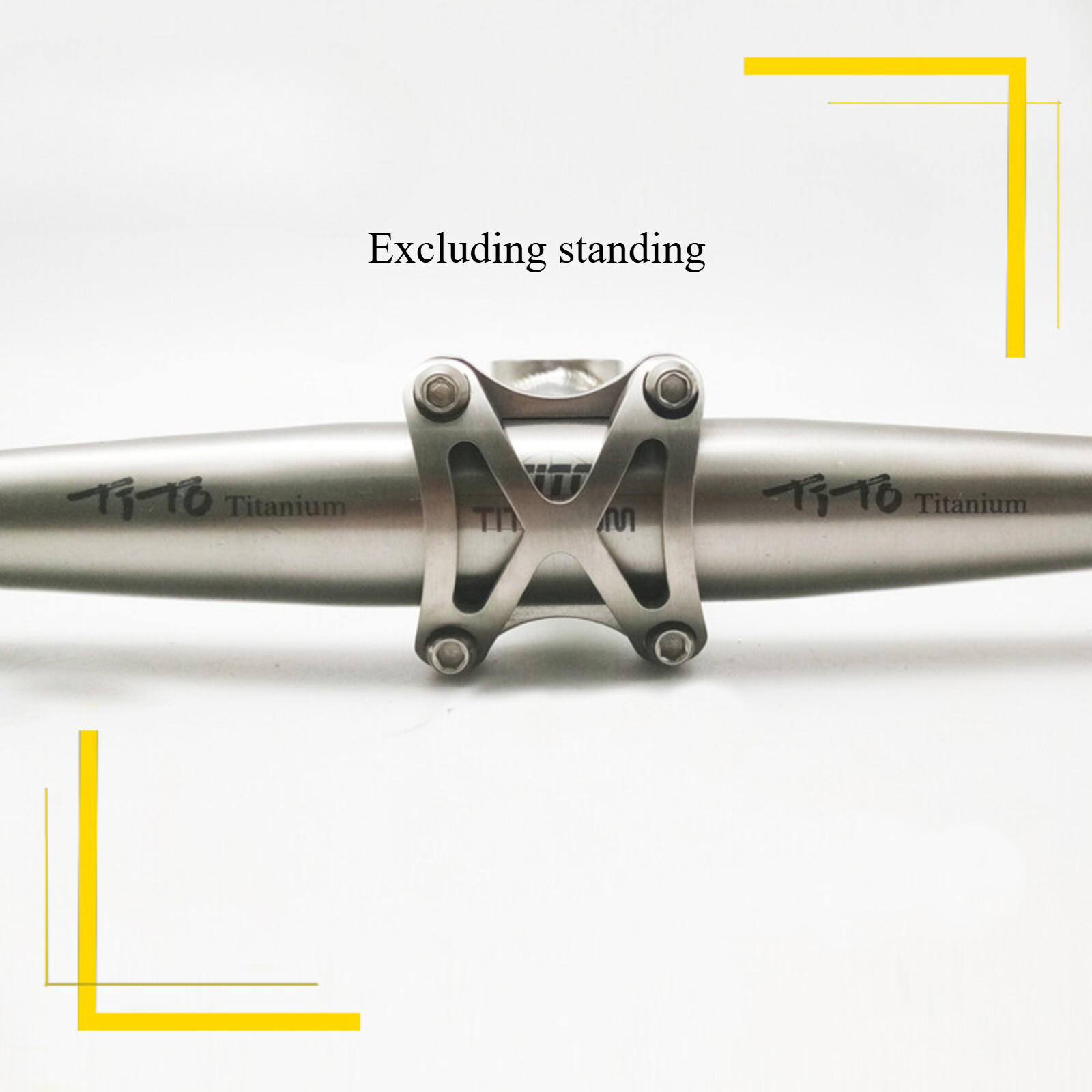 Titanium Flat Handle Bar 25.4/31.8*580-740mm-Mountain Bike/MTB Double Butted Ti