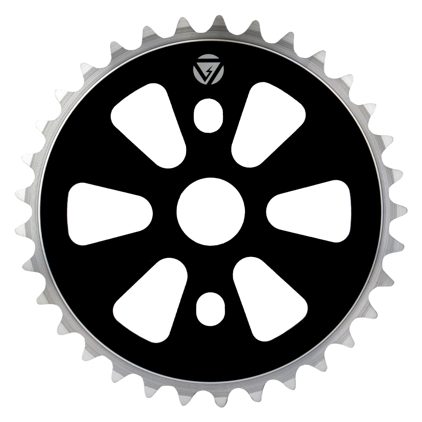 Black Ops Alloy BMX Single Speed Bike Chainring 33 Tooth 1/8″ Black