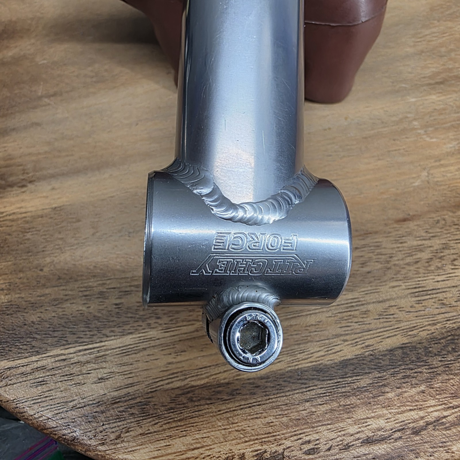 Vintage Ritchey Force Quill Stem Nitto Heat Treated 150mm 10° 22.2 25.4 Silver