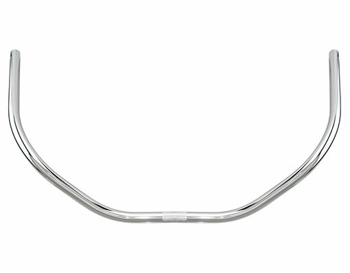 GENUINE VINTAGE 6″ RISE BICYCLE BEACH CRUISER STEEL HANDLEBAR 22.2MM IN CHROME.