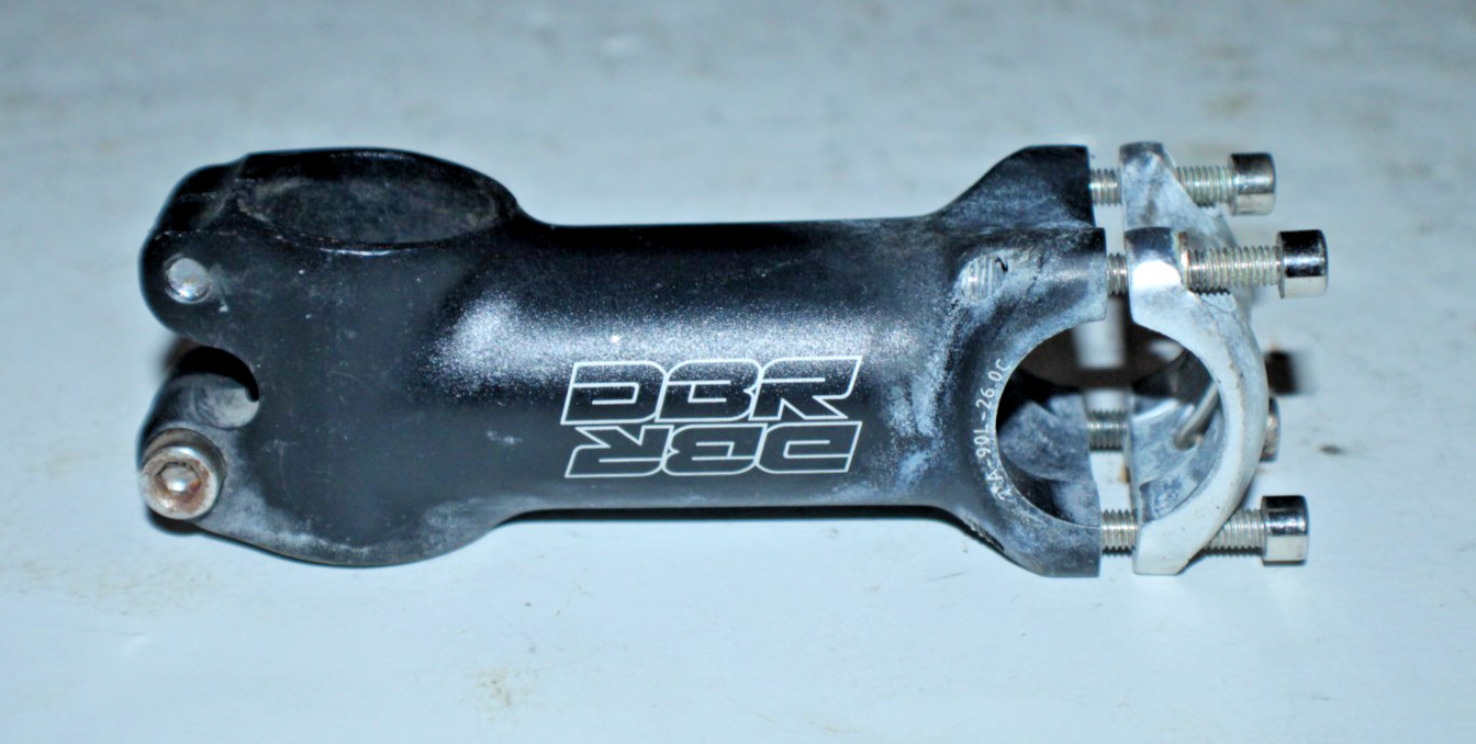 DBR 11/8″ Threadless Stem Black 85mm 7º Rise 25.4mm MTB Gravel Road USA Shipper!