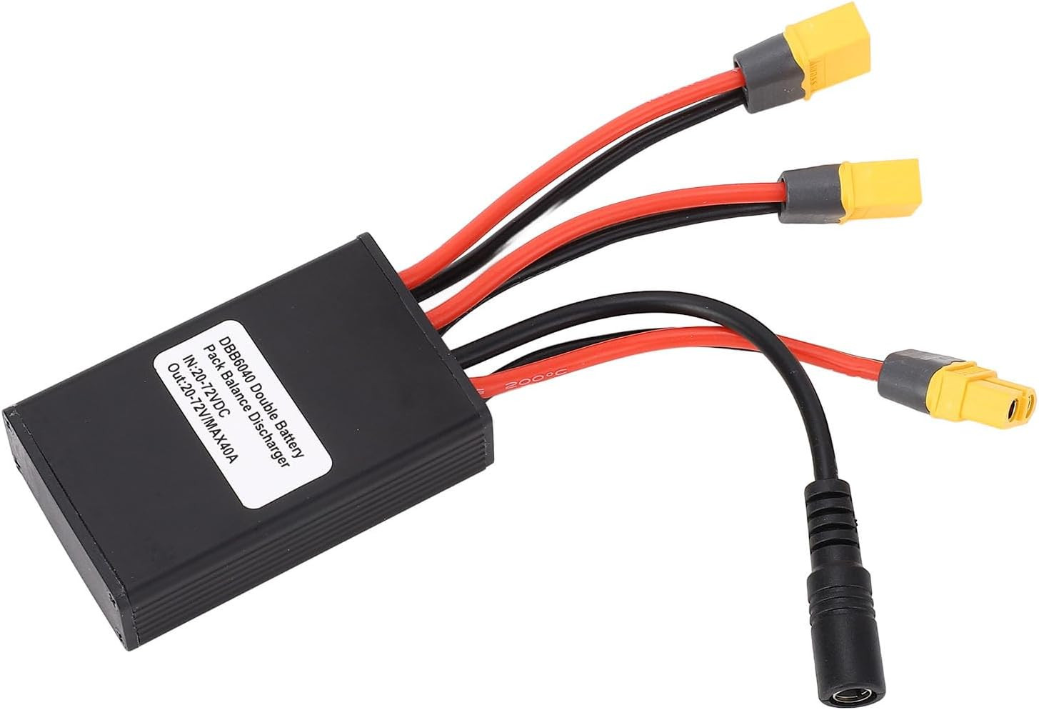 Double Battery Discharge Converter, Dual Battery Pack Switch Balancer XT60H Conn