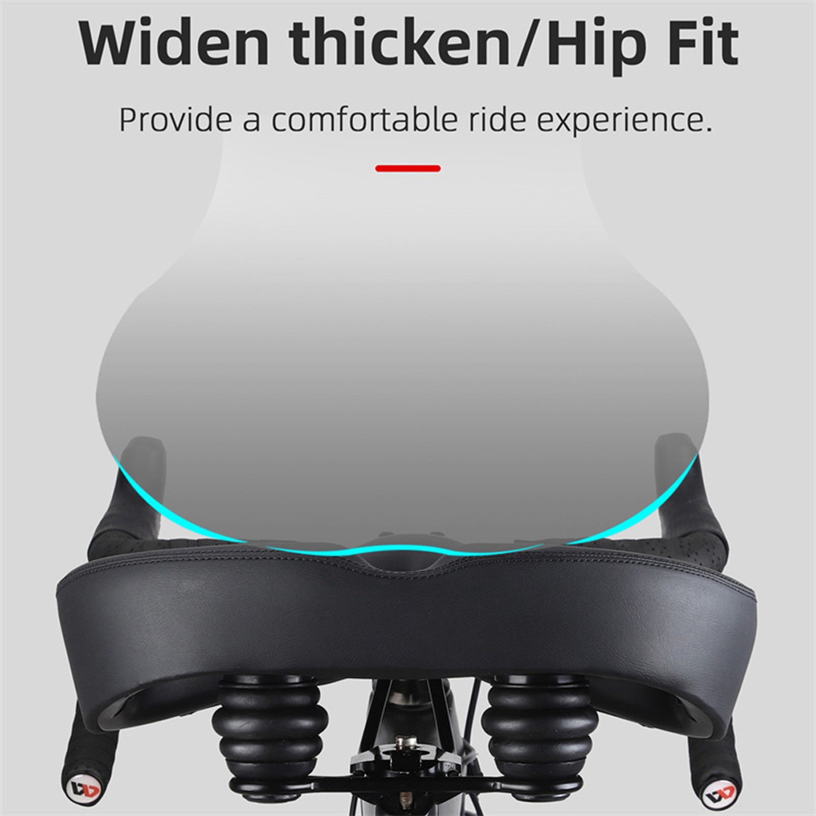 Thickened High Elasticity Bike Saddle Soft Waterproof PU Pad Road S WAPK