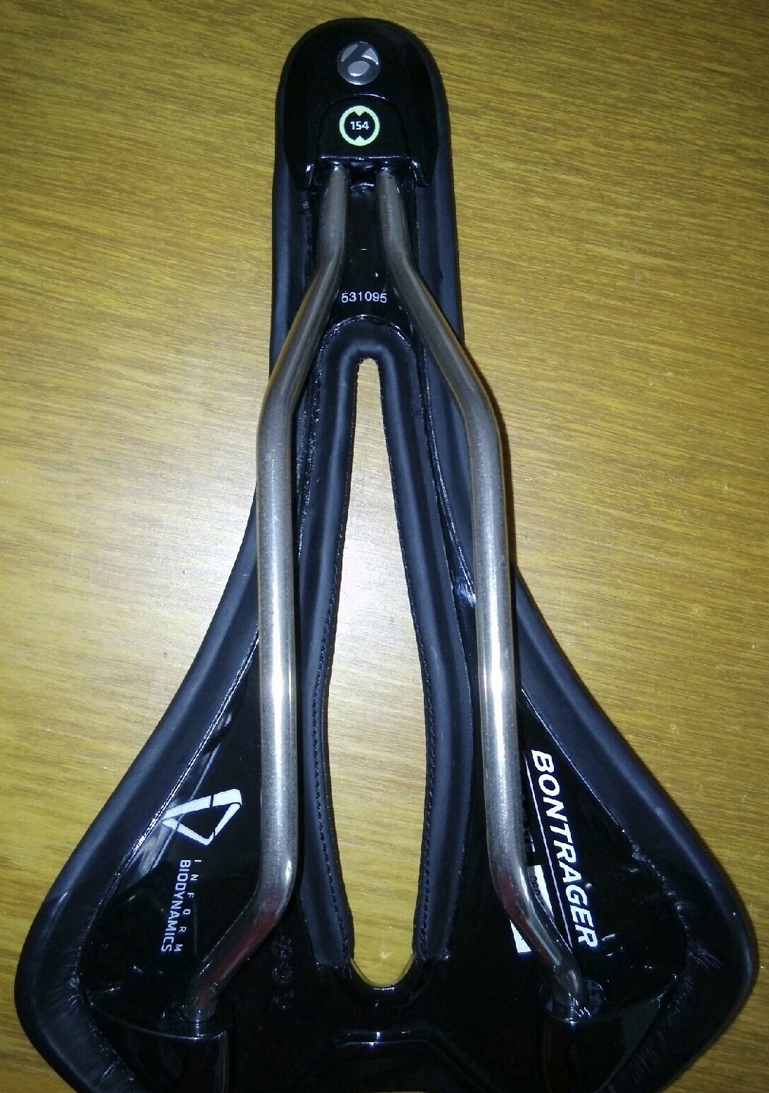 154mm Bontrager Ajna Elite Hollow Titanium Rail Road Saddle 225g