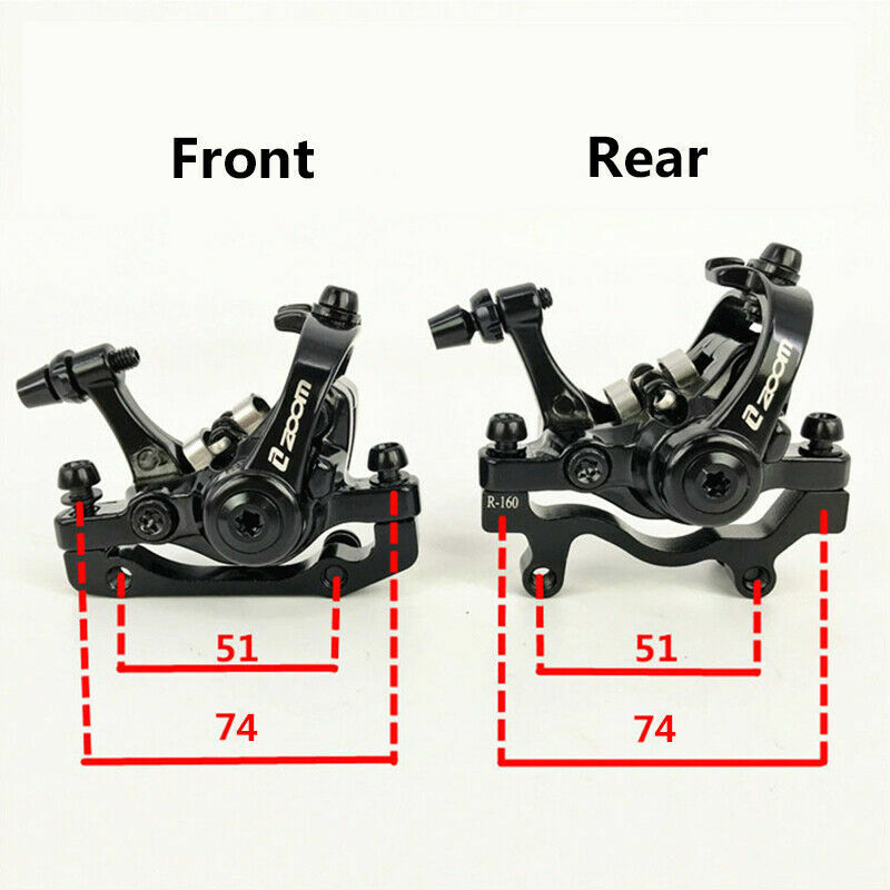 ZOOM DB680 Double Driver Disc Brake IS/PM 160mm Mountain Bike Mechanical Caliper