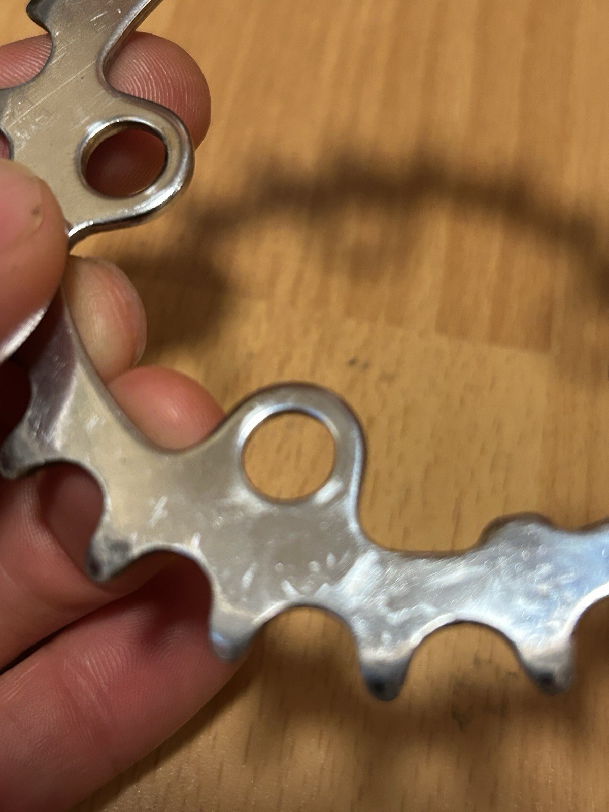 Shimano SG Chainring 22T SG J-22 Silver Chrome Steel Triple Inner 58 BCD 90s MTB