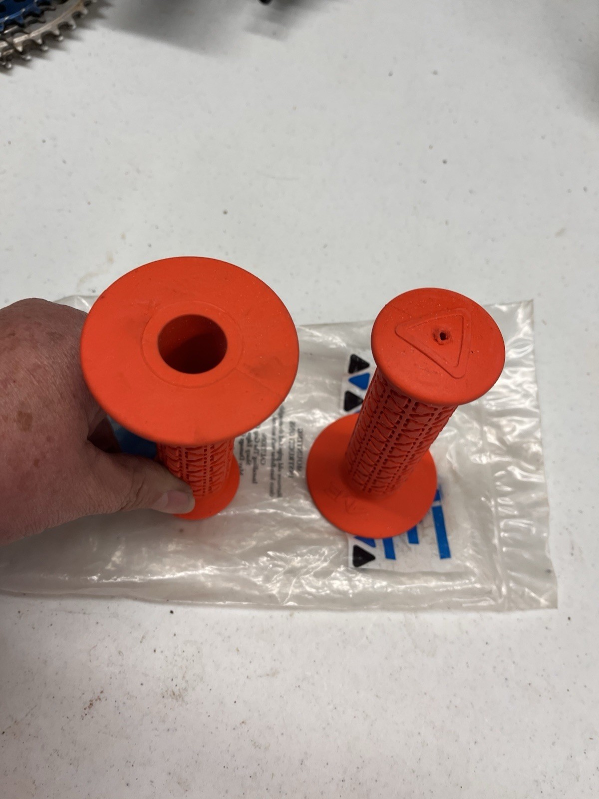 A.ME BMX Grips With Haro End Caps