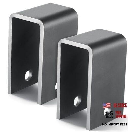 Pcs Thicken Trailer Leaf Spring Hanger Front/Center/Rear 4-5/8″ 2 2 Holes