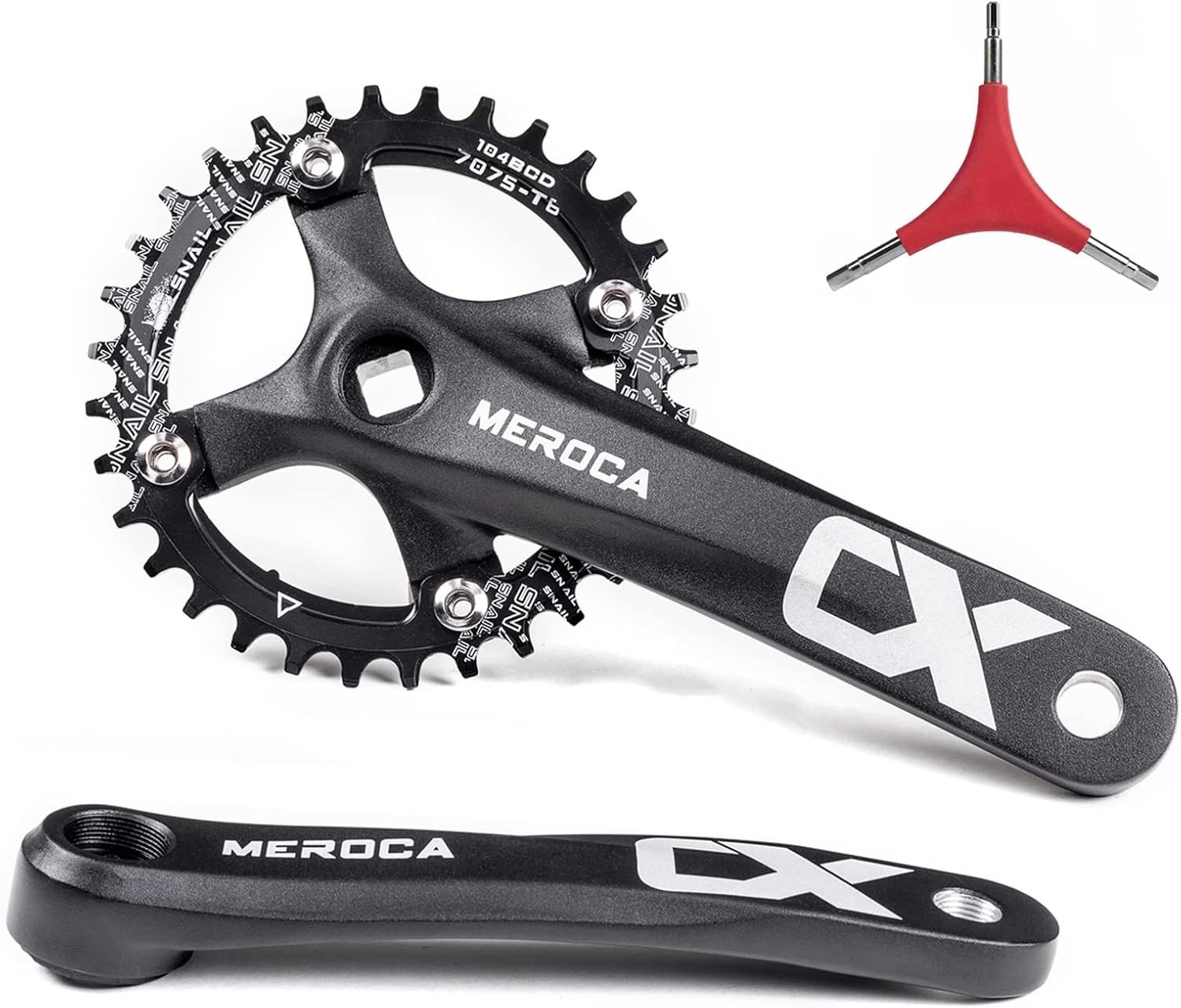 Lightweight 170mm Mountain Bike Crankset – Exceptional Durability and Style