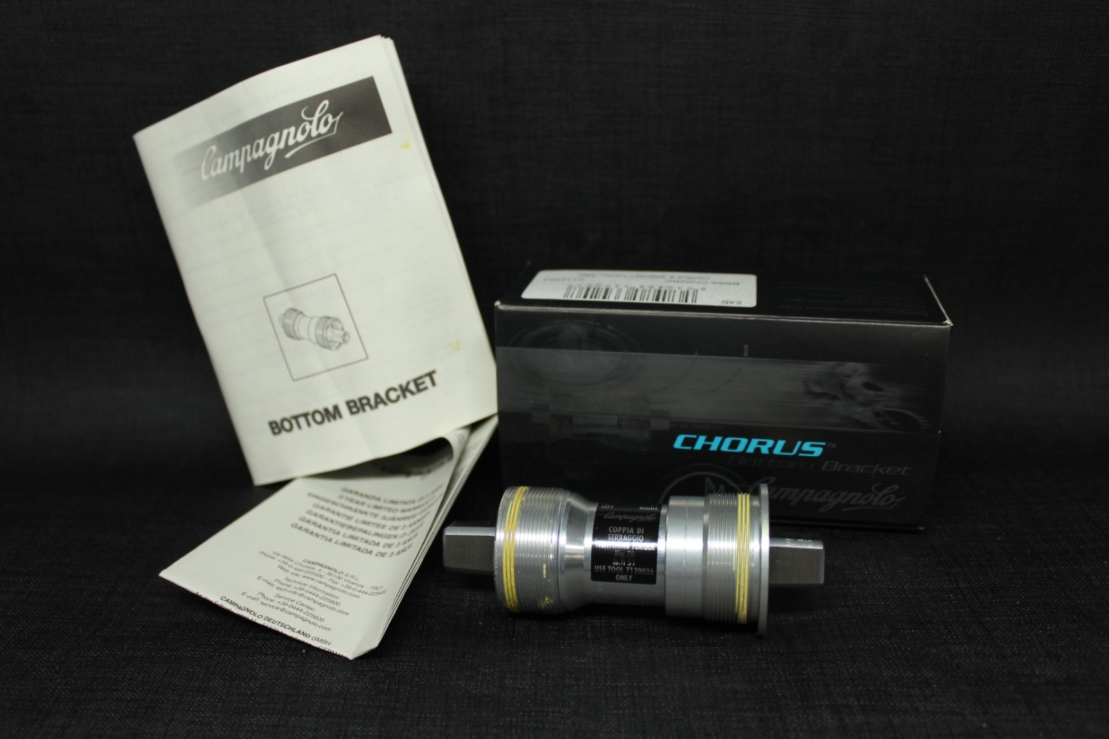 NEW CAMPAGNOLO Chorus Bottom Bracket BB99-CH02BC English Square Taper 102mm ENG