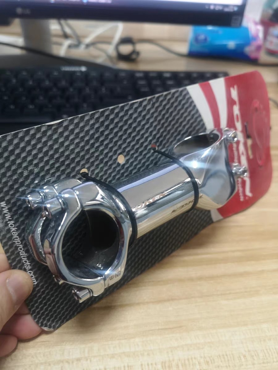 Token TK931CP Stem for MTB Road Silver 31.8x100mm